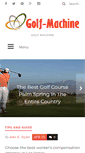 Mobile Screenshot of golf-machine.net