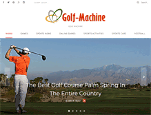Tablet Screenshot of golf-machine.net
